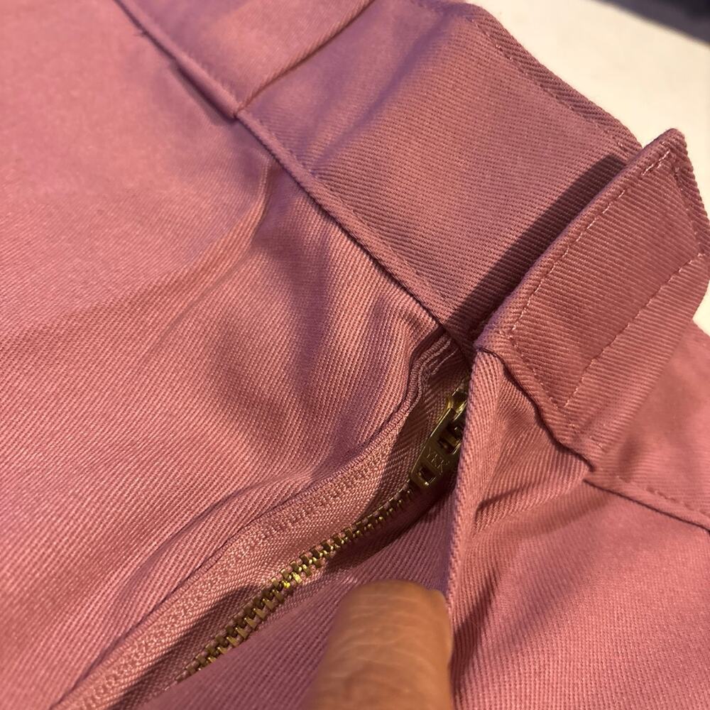 Women’s Ladies Teens Dickies 874 Work Pants - Pink - Size 4 SH - Picture 3 of 12